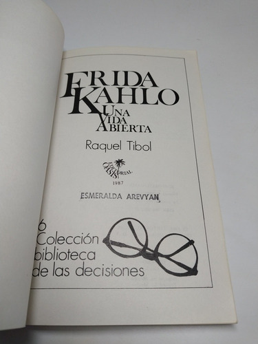 Una Vida Abierta Frida Kahlo (Usado)