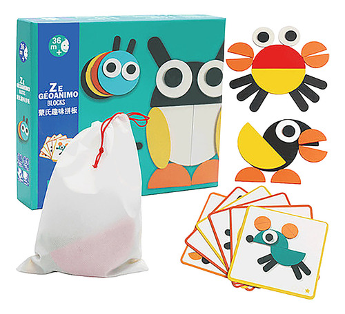 Tabla De Juego De Rompecabezas Educativa De Madera Para Niño
