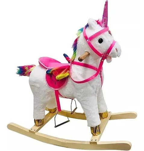 Caballito Ponny Unicornio De Niñas Musical Juguete Montable