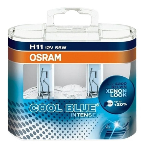 Lampara H11 Osram Cool Blue Intense - 4200 K  - 12v  55w