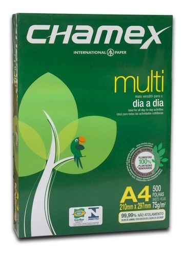 Resma A4 Chamex 75 Gramos X 500 Hojas