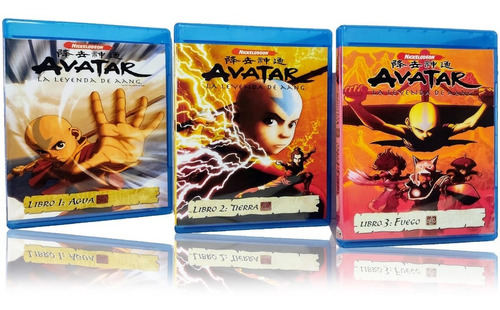 Avatar La Leyenda De Aang Serie Completa 3 Temporadas Bluray