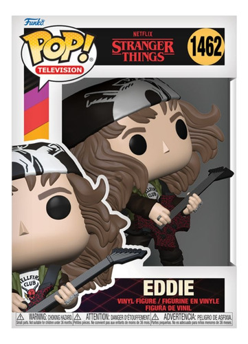 Boneco Eddie Tv Stranger Things Funko Pop