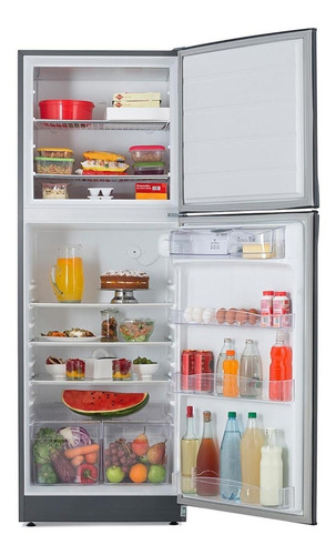 Heladera Patrick HPK151M11 black steel con freezer 388L 220V