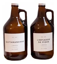 Comprar Set X2 Botellones Growlers Limpieza Etiqueta Tienda Mama