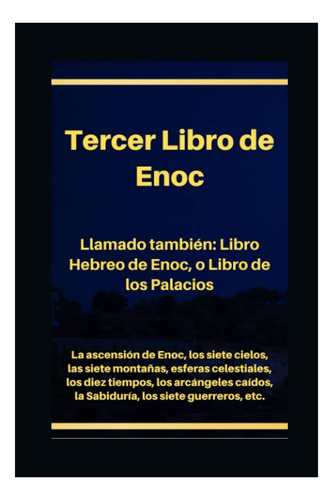 Libro: Tercer Libro De Enoc: Versión Hebrea Del Libro De