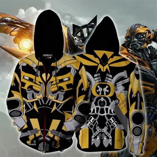 Transformers Sudadera Bumblebee Cremallera Hoodie Cuotas sin inter s