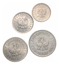 Comprar Lote X4 Monedas Polonia Aluminio Oferta Numisgam.