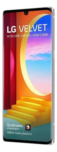 LG Velvet Dual SIM 128 GB aurora white 6 GB RAM