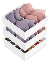 Comprar Organizadores De Ropa Interior De 3 Separadores Blanco