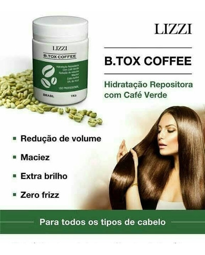 B.tox Coffee Capilar Pro 1kg - Lizzi