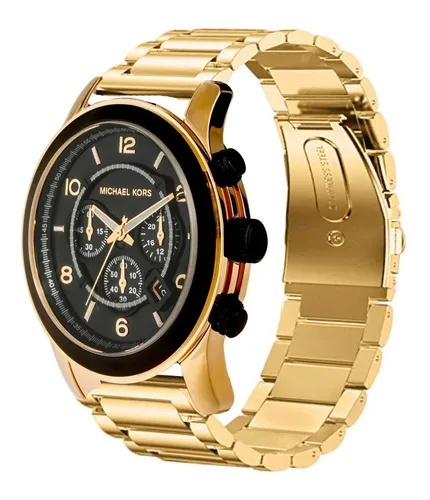 Michael kors gold runway watch best sale