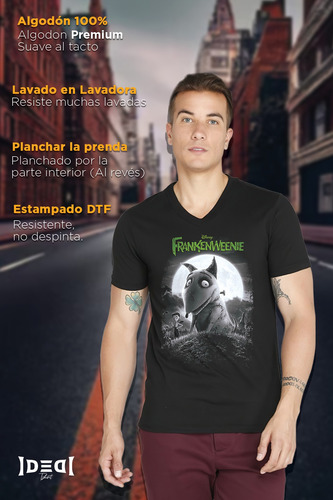 Playera Frankenweenie Cuello Redondo