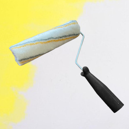 Herramienta De Pintura De Pared Con Fibra Mezclada Gris
