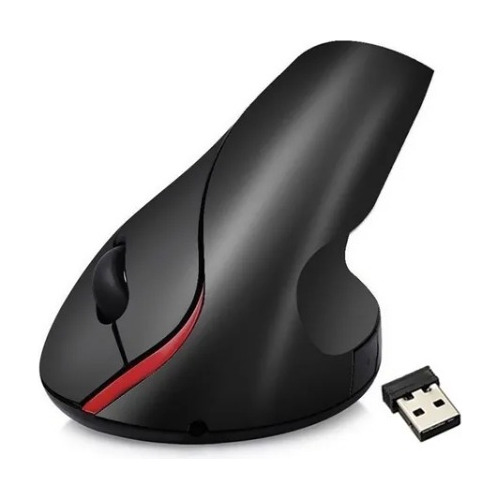 Mouse Inalámbrico Vertical Usb Con Pad Mouse De Obsequio