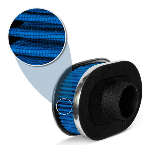 Filtro Ar Esportivo Carburador Aletado Volkswagen Motor A Ar