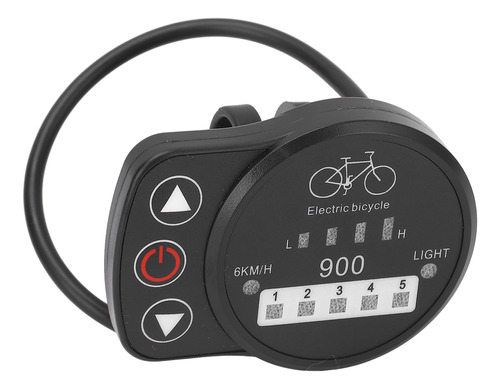 Medidor Led Para Bicicleta Eléctrica, Batería De 36 V Y 48 V