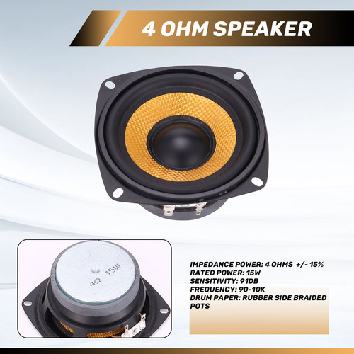 Altavoz Portátil De Audio De 4 Pulgadas, Altavoz Portátil De