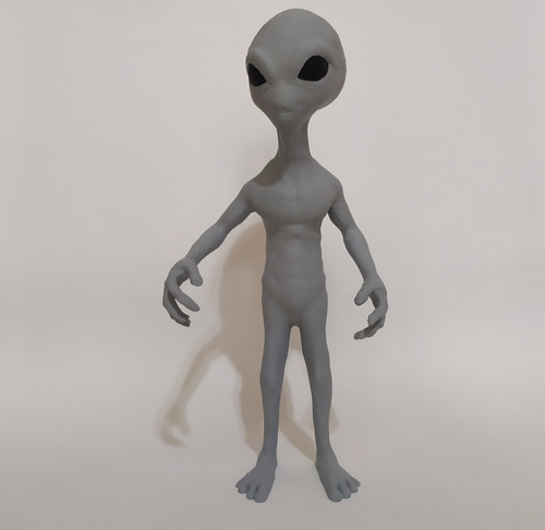 Boneco Et Alien Extraterrestre 20cm
