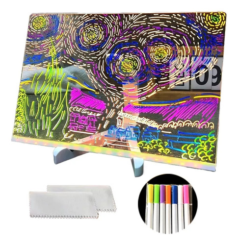 Tablero De Notas Led Con Placa Acrílica Iluminada