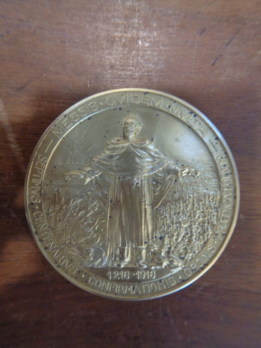 Imagen 2 de 10 de Antigua Medalla Honorio Tercero De 1916 Firmada