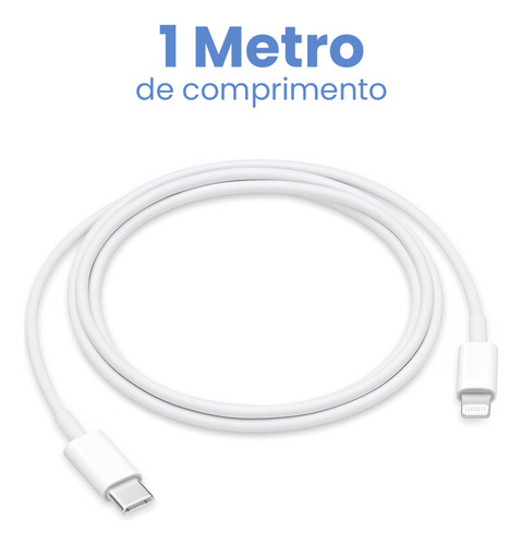 Carregador Turbo P/ iPhone 8 Plus X Xr 11 12 13 14 Pro Max C