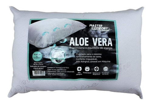 Travesseiro Aloe Vera 50x70cm Master Comfort