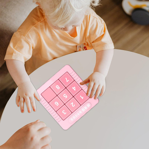 Rompecabezas De Números Rompecabezas Rosa 3 Pisos