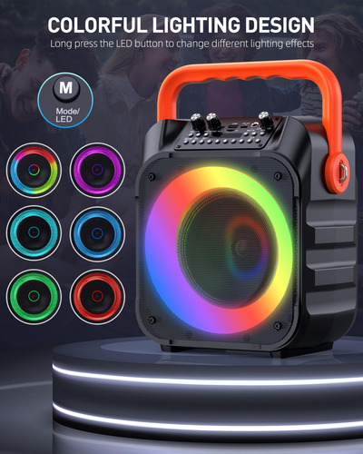 Karaoke Machine Moyleaf With 2 Wireless Microphones