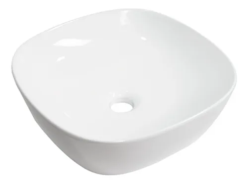 Lavamanos Ceramica Blanco Vessel 40*40*13,5cm