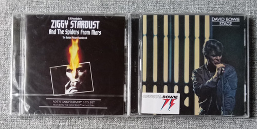 2 Cd David Bowie - Ziggy Stardust Live Y Stage  Nuevos