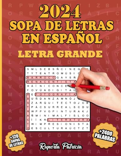 2024 Sopa De Letras En Español: Letra Grande Soluciones Al F