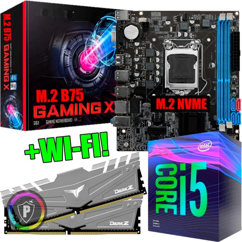 Kit Upgrade Pc Gamer - Intel Core I5 + H61 Wifi + 16gb Ram