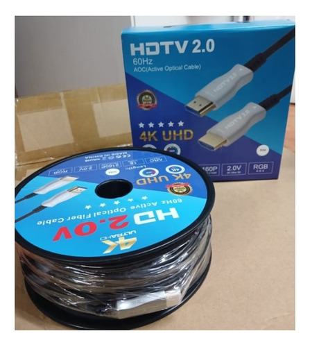 Hdmi Fibra Cable Optico 30m Extensor Factura