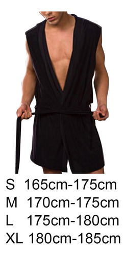 Albornoz De Seda De Leche Para Hombre Robe, Con Capucha, Pij