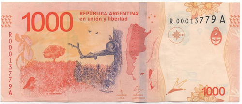 Billete 1.000 Pesos Reposición 