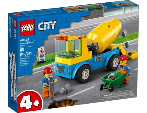 Lego City - Caminhão Betoneira 85pçs - 60325