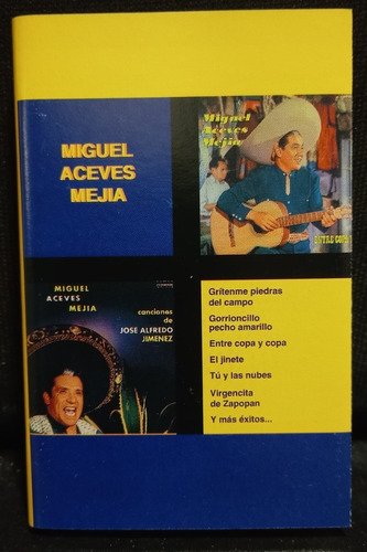 Miguel Aceves Mejía - 24 Exitos (casete Original)