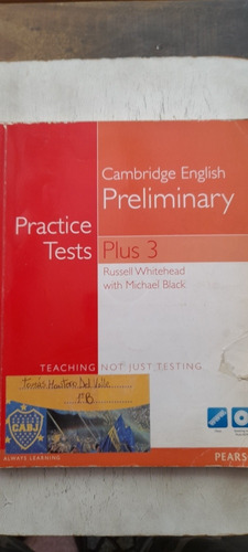 Practice Test Plus 3 Preliminary Pearson (usado) Cd 076