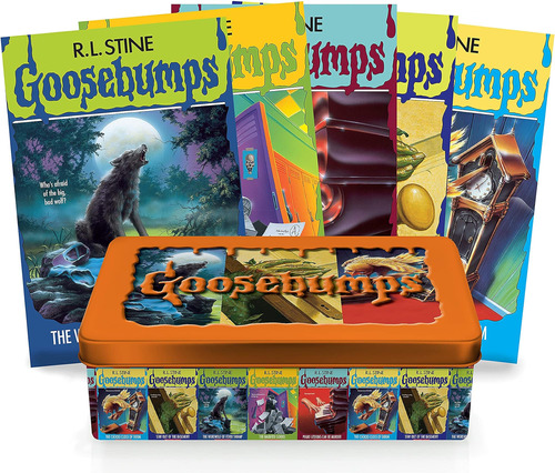 Libro: Goosebumps Retro Fear Set: Limited Edition Tin 2020