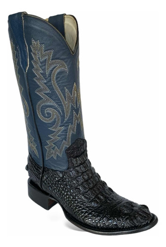 Bota Vaquera St. Vaughan Piel Cocodrilo Cuerno Nuca