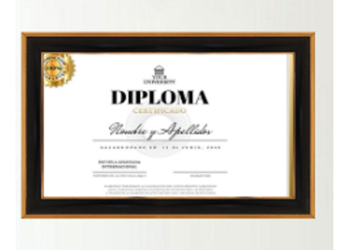 Marco Para Diploma 30x40 Cm, Certificados- Excelente Calidad