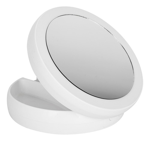 Espejo Doble Gadnic EP10 Porta Maquillaje Con Luz Led Carga USB Giro 360°