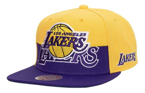Gorra Mitchell And Ness Half N Half Nba Los Angeles Lakers