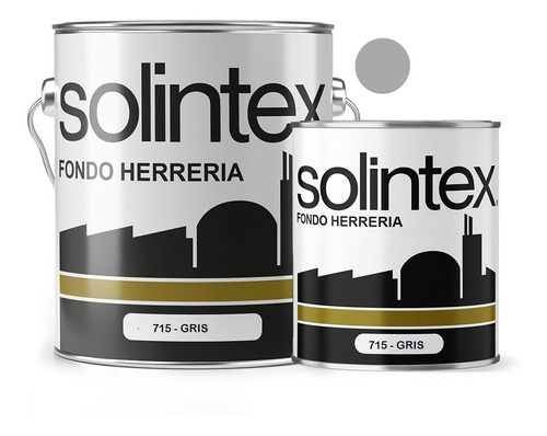 Fondo Herrería Gris Anticorrosivo Solintex Original