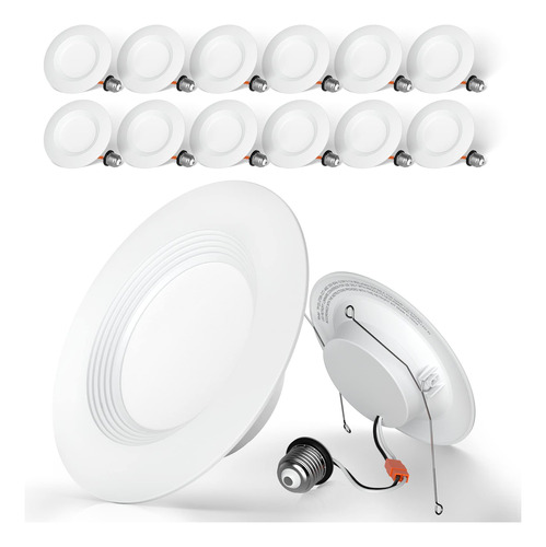 Luz Empotrable Led 12 Unidades, 13.00watts, 120.00 Voltios