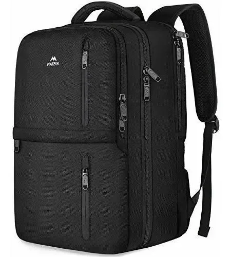Mochila Viagem Masculina 40l, Itens Pessoais Grande Capacidade Com Compartimento Para Sapatos, Para Notebook, Ideal Para Trabalho, Academia, Matein Preta