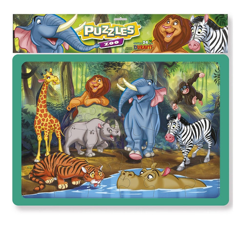 Puzzle Zoo Duravit 24 Piezas 48x33 Cm Carton