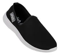 Comprar Tenis Moda Piso Mujer Negro Textil Gosh 01203700