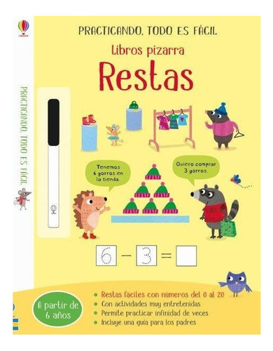 Libro Libros Pizarra Restas
